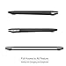ProCase for MacBook Air 13 Inch 2020 2019 2018 A2337 M1 A2179 A1932, Hard Case Shell Cover with Keyboard Skin Cover -Black