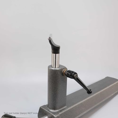 Hurricane Turning Tools HTT-TR-4-5 Inch Tool Rest With Hardened Steel Rod For Wood Lathe thumb #3