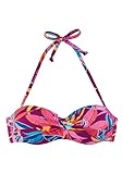  Lascana Buffalo Bügel Bandeau C-Cup -Flower Print Berry - 36
