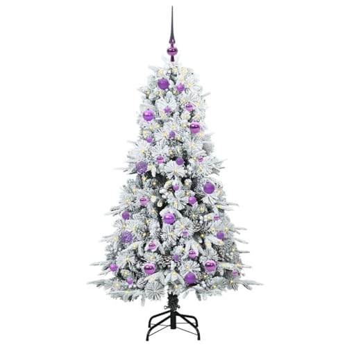 Árbol de Navidad artificial GeenYuu con luces integradas para evitar enredos de cables 3