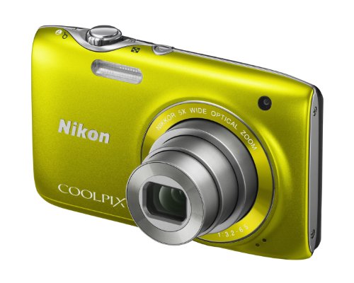 Nikon Coolpix S3100 Digitalkamera (14 Megapixel, 5-fach opt. Zoom, 6,7 cm (2,7 Zoll) Display, HD Video, bildstabilisiert) zitrusgelb