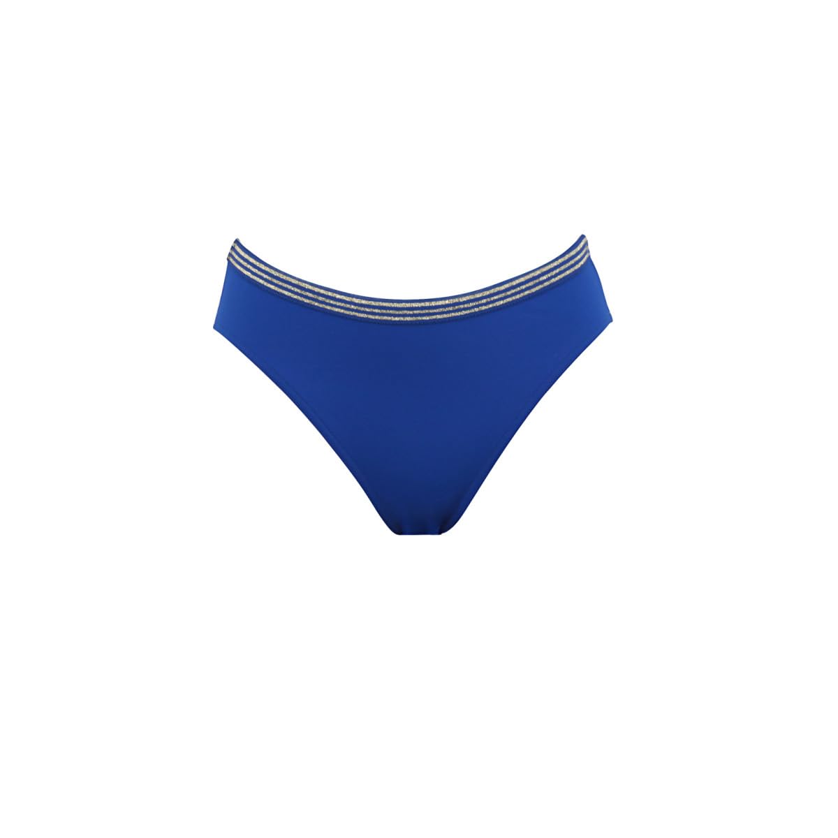 Bas de maillot de bain culotte mi-haute Lucia bleu Janine Robin