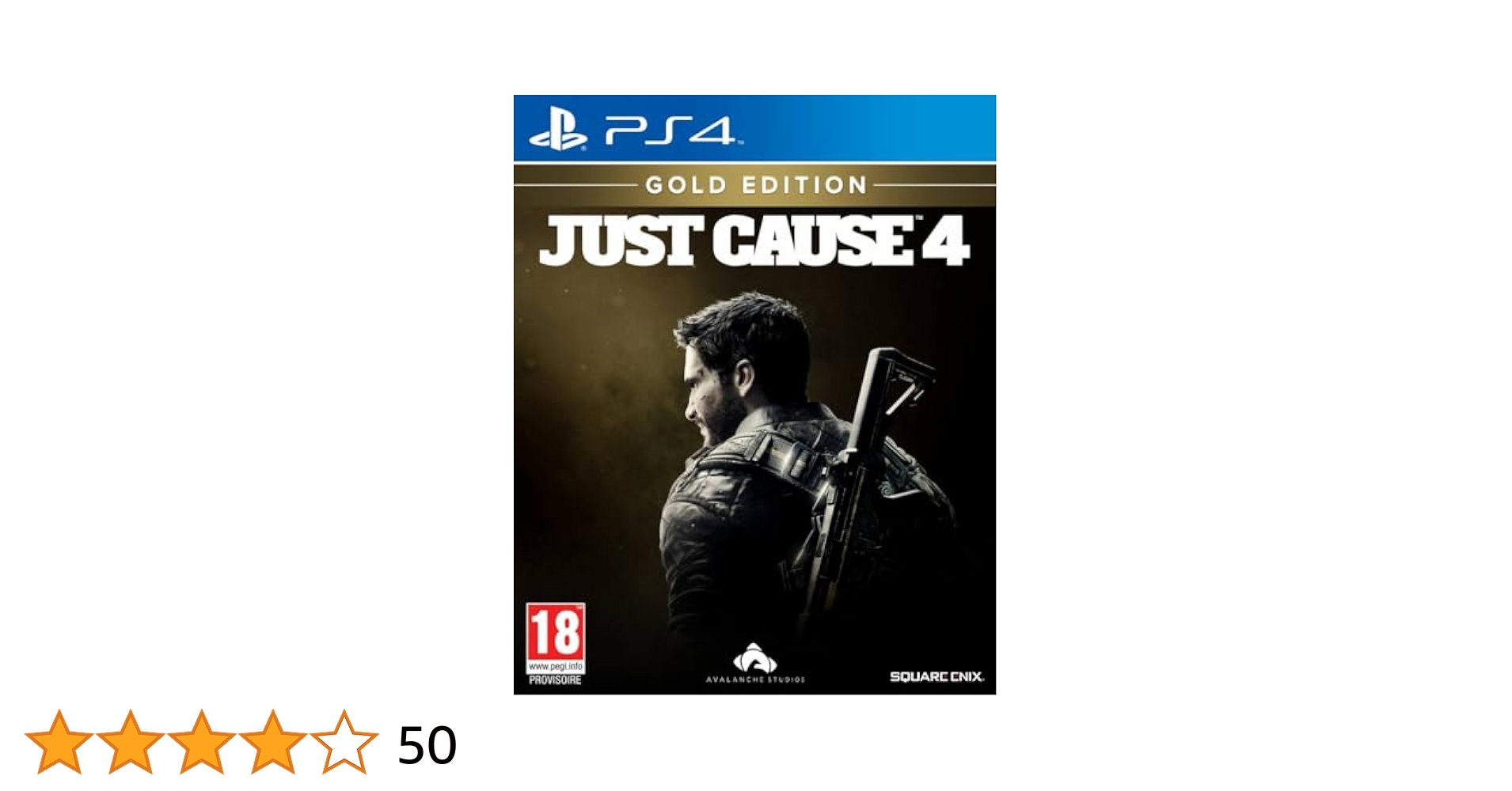 新品・未開封　PS4 ジャストコーズ4 JUST CAUSE4 Amazon.com: Just Cause 4 Standard Edition (PS4) : Movies & TV