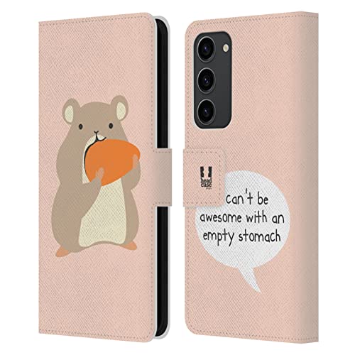 Protection Samsung S23+ anti-rayures étui portefeuille Hamster humour