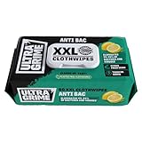 UltraGrime Antibac Clothwipes 80 Thick Large Wipe Pack - large wetwipes - cleaning clothwipes antibac - multi purpose - antibac hand clothwipes industrial clothwipes toilet