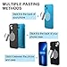MOSUO 9 Piezas Láminas Metálicas (9 Redondas) Muy Finas Placas Metálicas con...