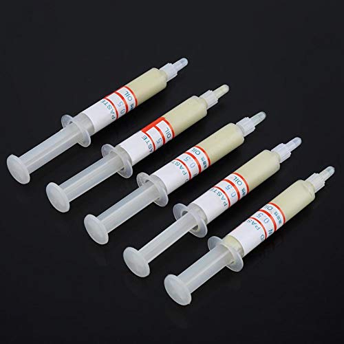 Akozon Diamantschleifpaste 5 Stck/Set Diamantschleifen Polieren Paste Läppen Compound Körnung W0.5-W40 320~10000(W0.5#10000)