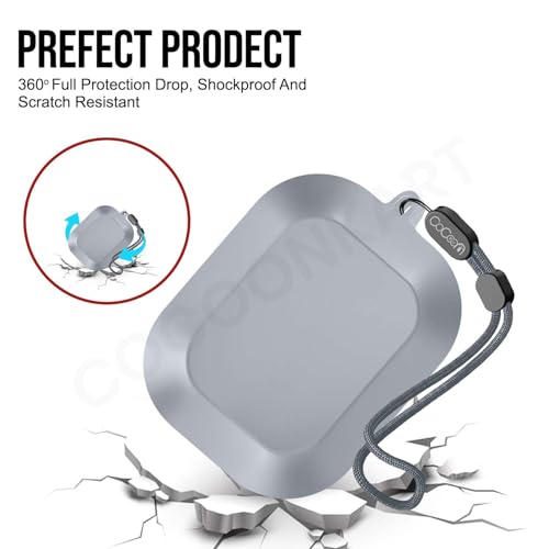 Image of Silicone Case Cover Compatible for Realme Buds Air 8 (2026) (Master Grey)