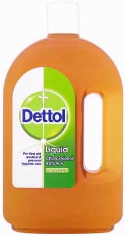 Original Liquid Antiseptic Disinfectant 500ml (Pack of 12) – Multi-Purpose First Aid Antiseptic for Cuts, Wounds, Personal Hygiene & Surface Disinfection