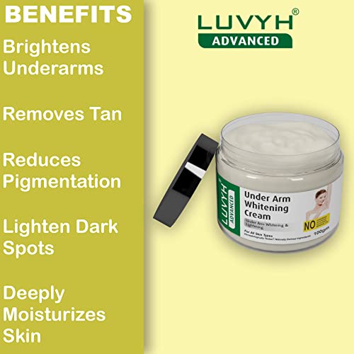 Image of Dark Underarm Whitening Cream 100g, for Moisturizing, Whitening, Brightening, Noirishing for All Skin Types