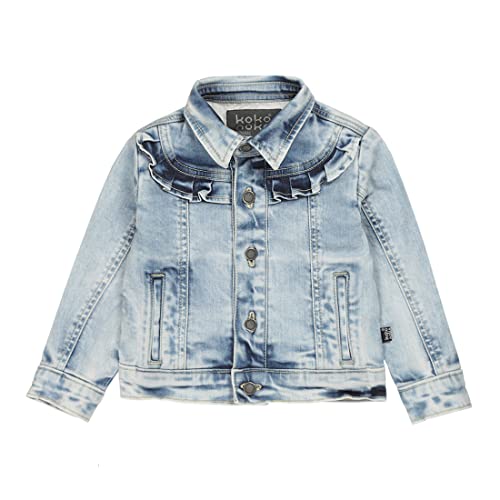 Veste en jean bleu bébé fille Koko Noko pour envelopper ses doux moments