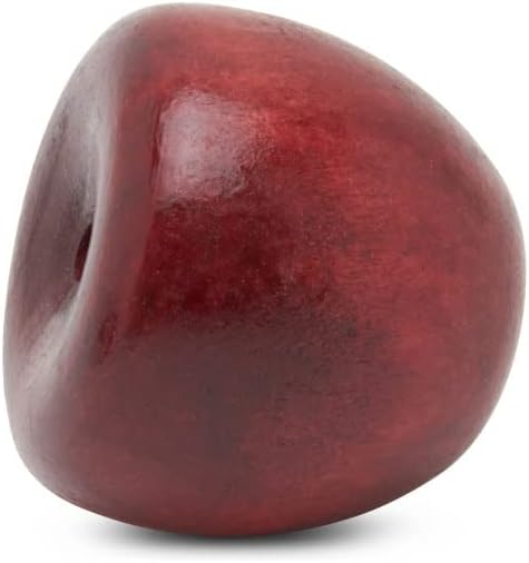 Woodpeckers Wooden Apples for Crafts 1-3/8 inch, Pack of 25 Realistic Fake Apples, Fake Fruit for Vintage Red Apple Kitchen Decor