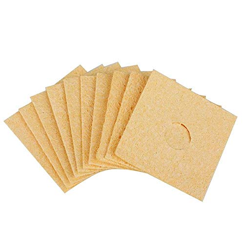 Buyyart 10pcs New 10 Pieces Soldering Iron Transfer Sponges Solder Tip Welding Clean Pad (B01914UMKI) Amazon Price History, Amazon Price Tracker