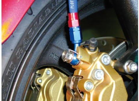 LINE(スウェッジライン) リアブレーキホースKIT アルミ(レッド/ブルー) クリアホース 【フロントブレーキチ】 ZRX1200 DAEG
