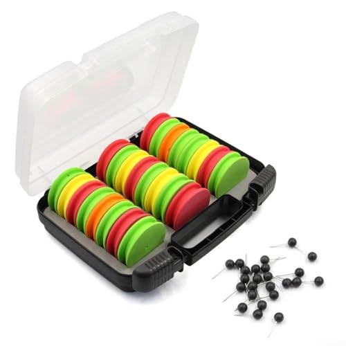 Organized Fishing 24pcs EVA Foam Line Winder con pines para uso