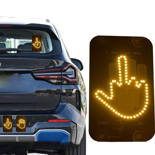 Lámpara LED dedo medio para auto y camión