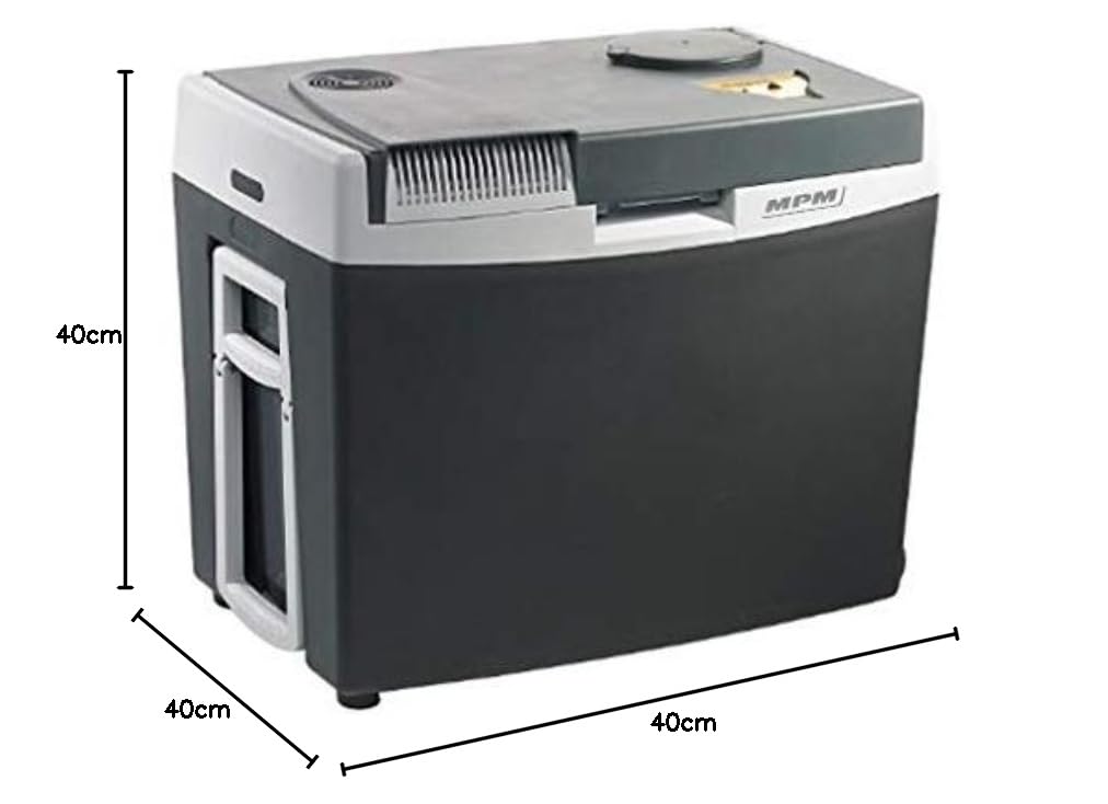 MPM MPM-34-CBM-06 Glacière portable en polymère sans BPA Gris 55 W 34 l