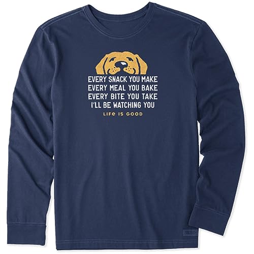 Chemise homme coton robuste manches longues t-shirt Crusher Tee motif chien