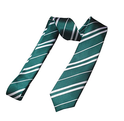Tie Costume Striped Necktie Halloween Cosplay Party Supplies Accessories For Kids And Adults (Green) #TOP4