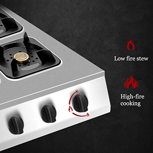Estufa a gas 8 puestos de piso para gas natural o licuado miniatura 3