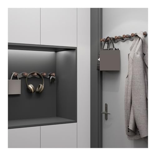 Perchero de Pared de 47cm sin Taladro para la Entrada y Ropa 5