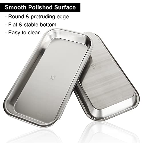 Shanq - Vassoio da portata rettangolare in acciaio...