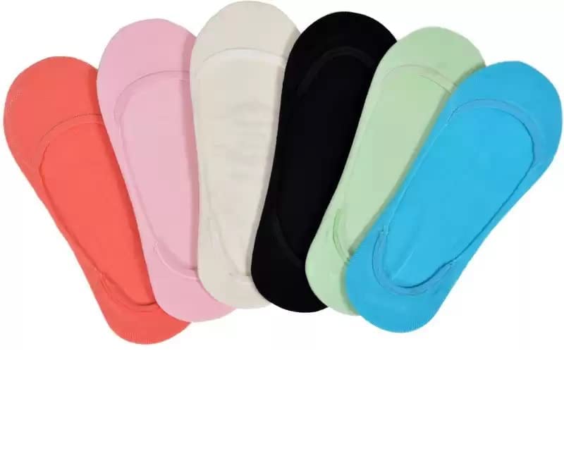 brikshi Cotton No Show Socks for Women & Girls Unisex Loafer Socks for Daily Use & Sports Under Belly Socks-picture-26