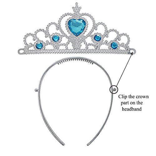 Yosbabe JASMINEWIG001 Arabian Princess Wig For Girls Jasmine Braid With Princess Tiara Princess Dress Up Costume Cosplay Halloween Accessories thumb #2