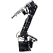 Aideepen ROT3U 6DOF Aluminium Robot Arm Black Mechanical Robotic Clamp Claw Without Servo