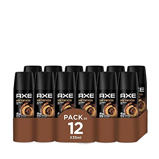 Axe Dark Tempation Rock Desodorante - 35 ml - Pack de 12