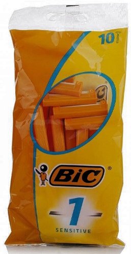 Bic Mens Disposable Shaver, Sensitive 10 in a Pack (Pack of 6) 60 Razors Total