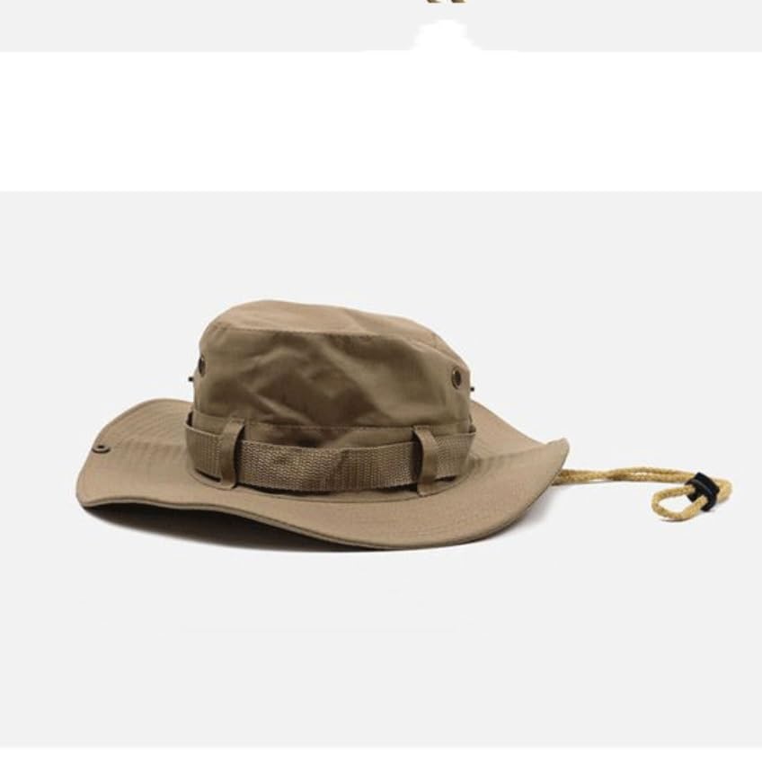 Chapeau de cowboy occidental d'extérieur résistant au soleil avec cordon réglable été - 4