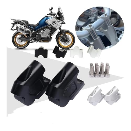 Rehausseur de guidon 800MT MT800 et collier serrage pour adaptation de moto trail - 2