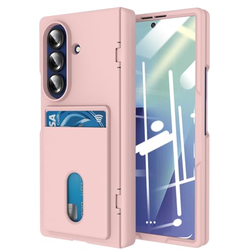 Coque rigide Samsung Z Fold 7 rose uni au design épuré et rabat arrière fonctionnel