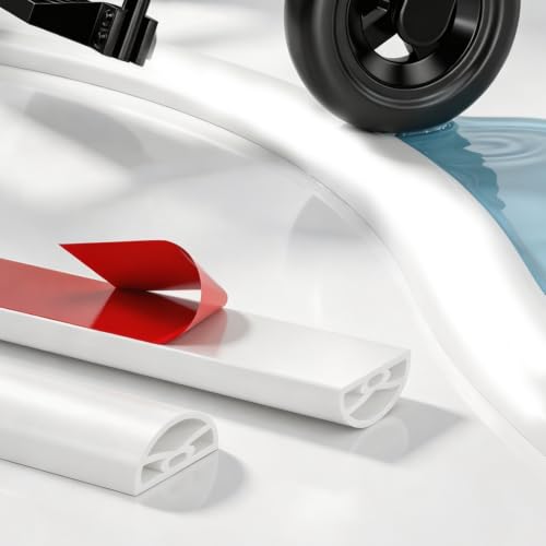 118 Inch Shower Threshold Water Dam, Flexible Silicone Shower Splash Guard