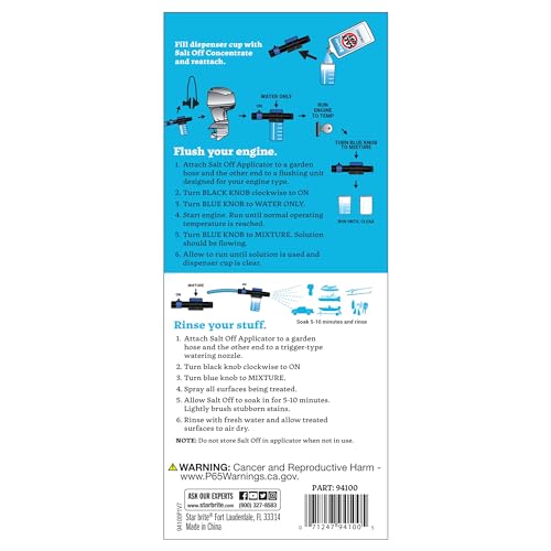 Image of STAR BRITE Salt Off Remover & Marine Engine Flush Kit