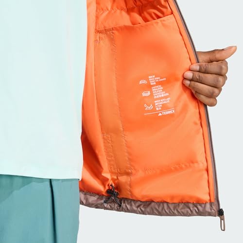 Veste à capuche Terrex Multi Light Down CLIMAWARM contre le vent glacial en montagne - 2