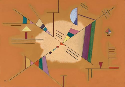 Affiches et gravures Diagonale de Wassily Kandinsky peinture moderne pour salon 60x90