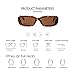 ADE WU Rectangle Sunglasses for Women Men Retro 90s Trendy Narrow Rectangular Sun Glasses Fashion Y2K Unisex Stylish,Tortoiseshell Frame Brown Lens