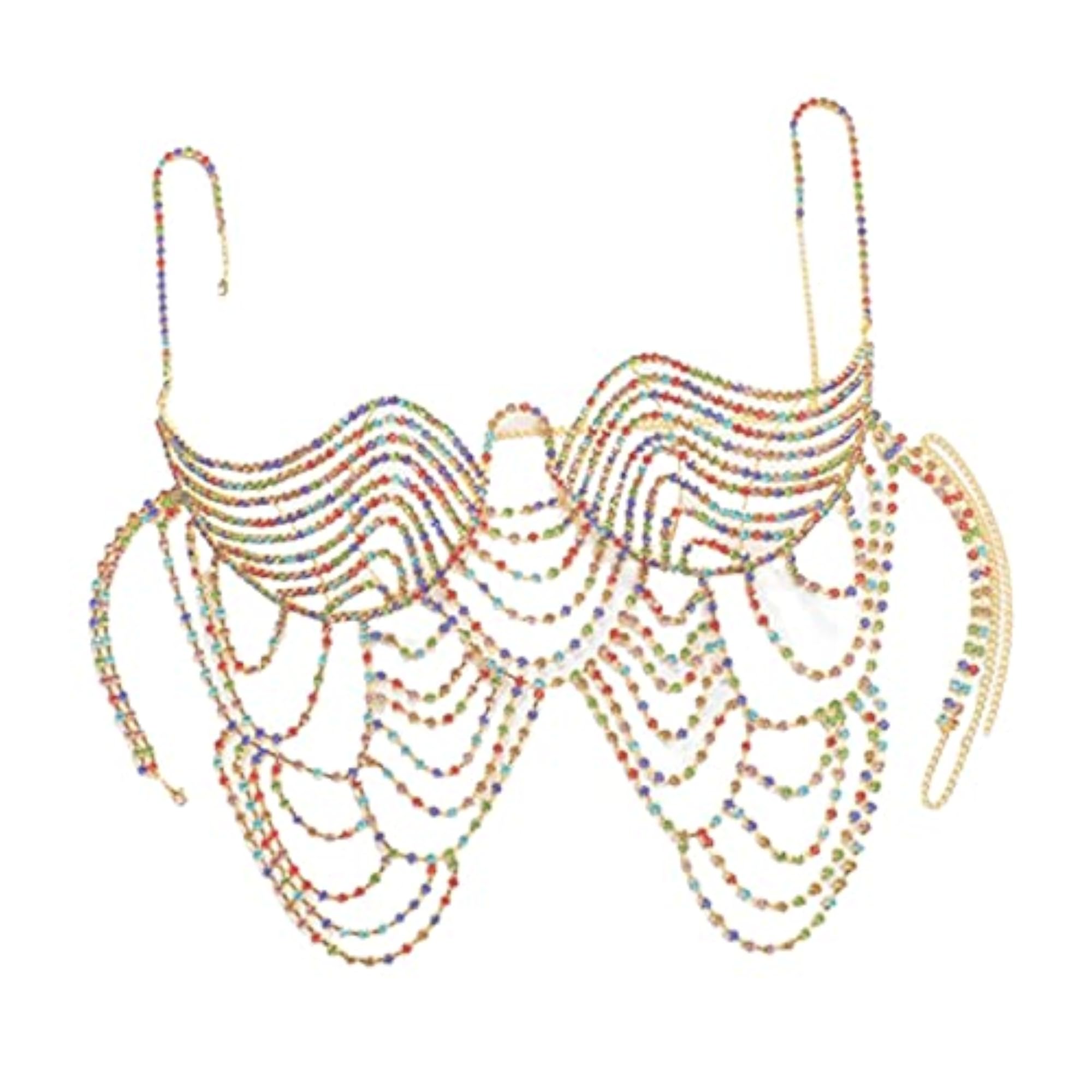 Rhinestone Bra Body Chain Bikini Jewelry