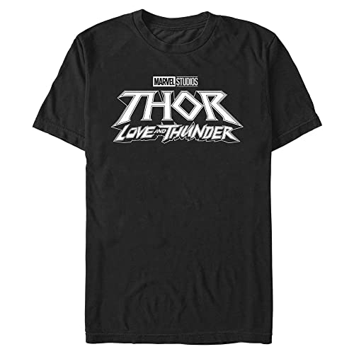 Haut Thor Love and Thunder Marvel t-shirt manches courtes vetement homme noir taille M L XL