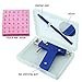 Healthcom Ear Piercing Gun Kit Professional Ear Piercing Gun Tool Set 98Pcs Ear Studs Ear Nose Navel Body Piercing Gun Safety Pierce Machine Beauty Kit Stainless Steel Metal Pierce Tool(Deep Blue)