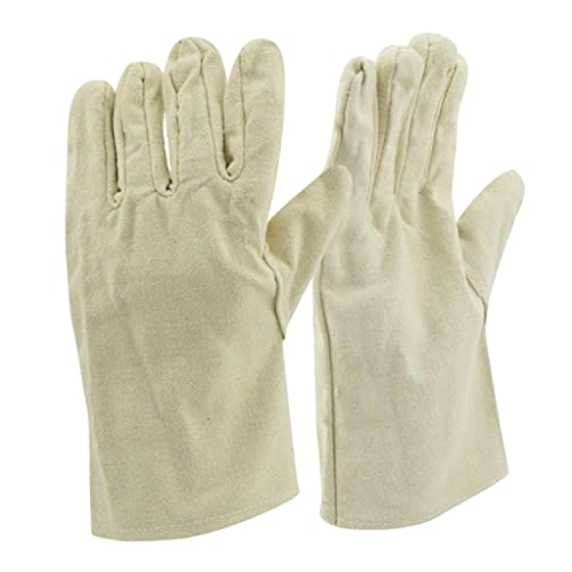 Durable Anti-Slip Canvas Garden Gloves, Safety Grip