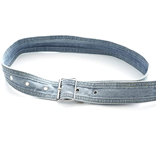Tong Gu 1X Women Denim Waist Belt Waistband metal buckle Casual Punk Vintage2
