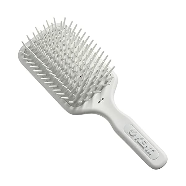 Kent-AH6W-Airhedz-Pro-Extra-Large-Pin-Hair-Brush-Fat-Pin-White Kent AH6W Airhedz Pro Extra Large Pin Hair Brush (Fat Pin, White)