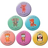 Das richtige Winkeldesign lässt die Kleidung nicht abfallen, die beiden Seiten können demontiert werden, und die Verwendung ist komfortabler. Die Rückseite des PINs verfügt über einen Standard-Taste-Pin-Verschluss, den Sie leicht an Ihrer Lieblingsjacke, Hut, Mantel befestigen können, Rucksack, Geldbörse, Umhängetasche oder Schlüsselband.