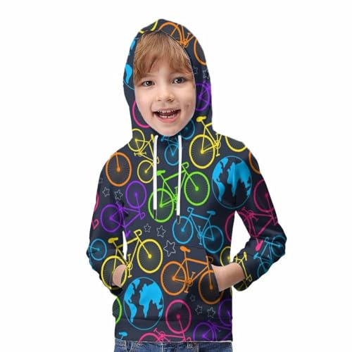 Sweat à capuche pour garçon imprimé chat 3D multicolore - 5