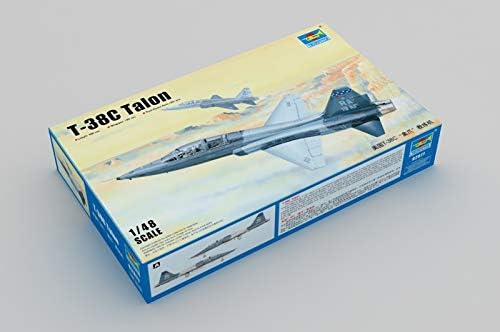 Trumpeter 1/48 Scale Northrop T-38C Talon American Jet Trainer Aircraft Plastic Model Kit # 02877