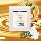 TinMeZor Base de Savon au Beurre de Karité – 907 g (2 lb) – Blanche Nourrissante – Melt and Pour – Sans SLS – Pour Savon Maison et Cadeaux DIY