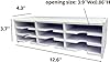 SANFURNEY 9 Slots Top Rack of Ink Pad Organizer Holder and Stamp Pad Storage Rack for Standard Size Ink Pads, Stackable Vertically #1